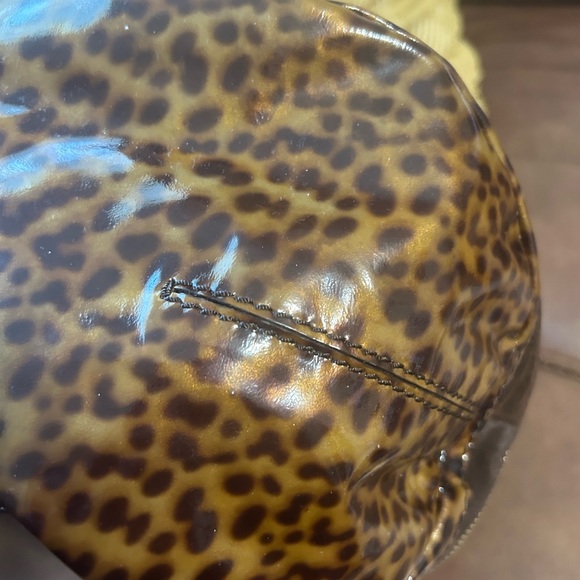 Jimmy Choo Patent Leather and Suede Cheetah print handbag - Picture 14 of 16